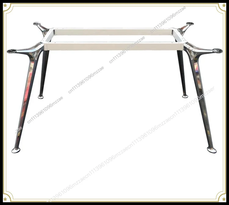 Aluminum Alloy Electroplated Foot Glass Rock Slab Marble Dining Table Stand Desk Leg Worktable Foot Conference