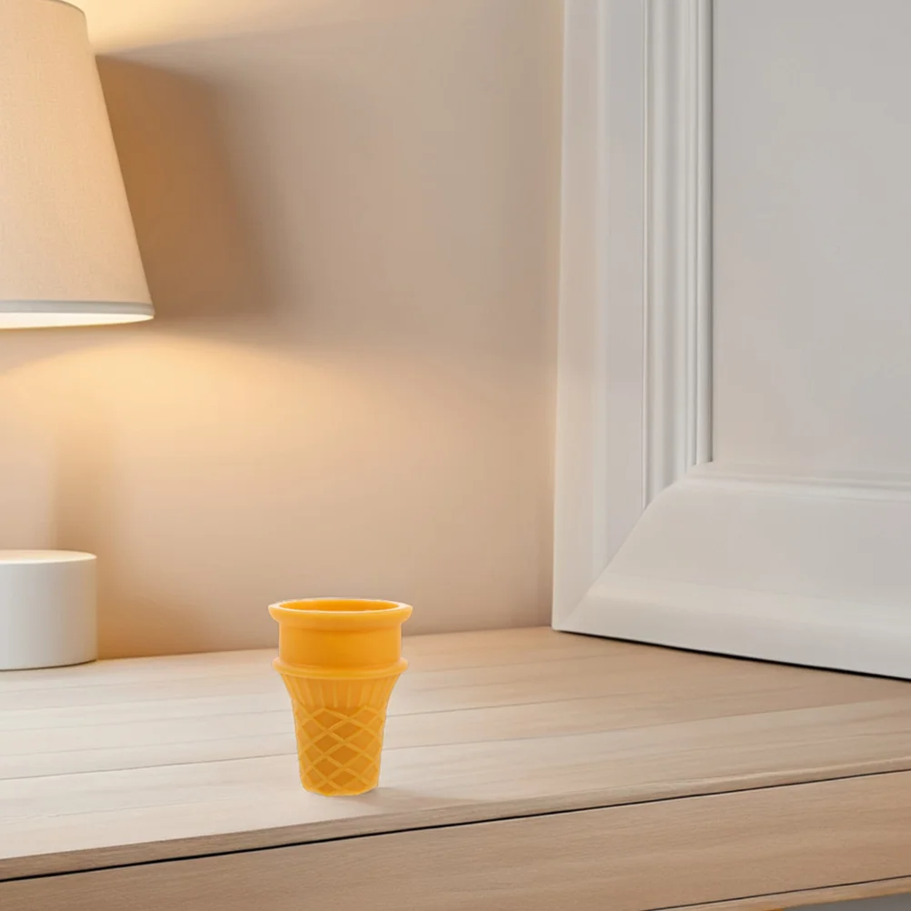 2Pcs Lifelike Ice Cream Cone Props Realistic Texture Vibrant Colors for Photography Dessert Shop Display Party Food Decor