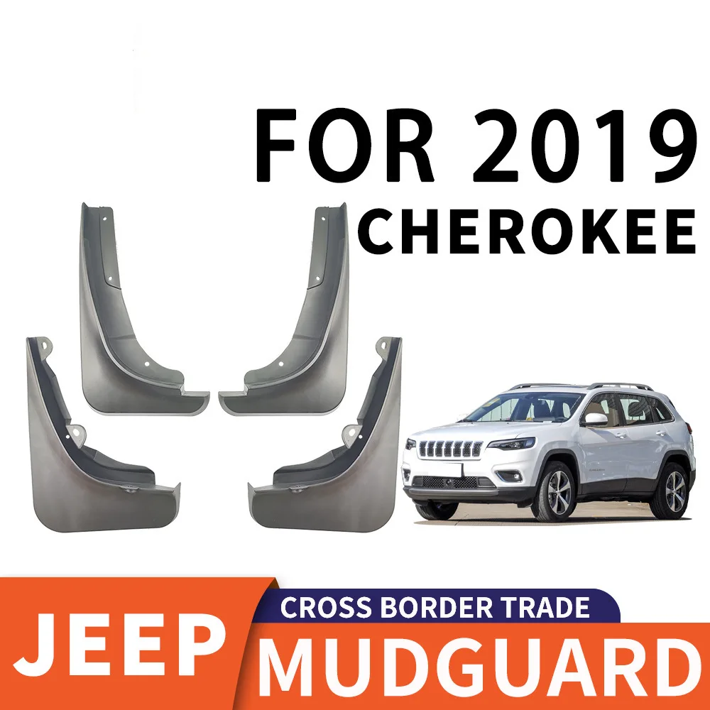 

For 2019 JEEP CHEROKEE mudguard Mudflaps Front Rear Flares Splash Guards Cover Car Accessoie