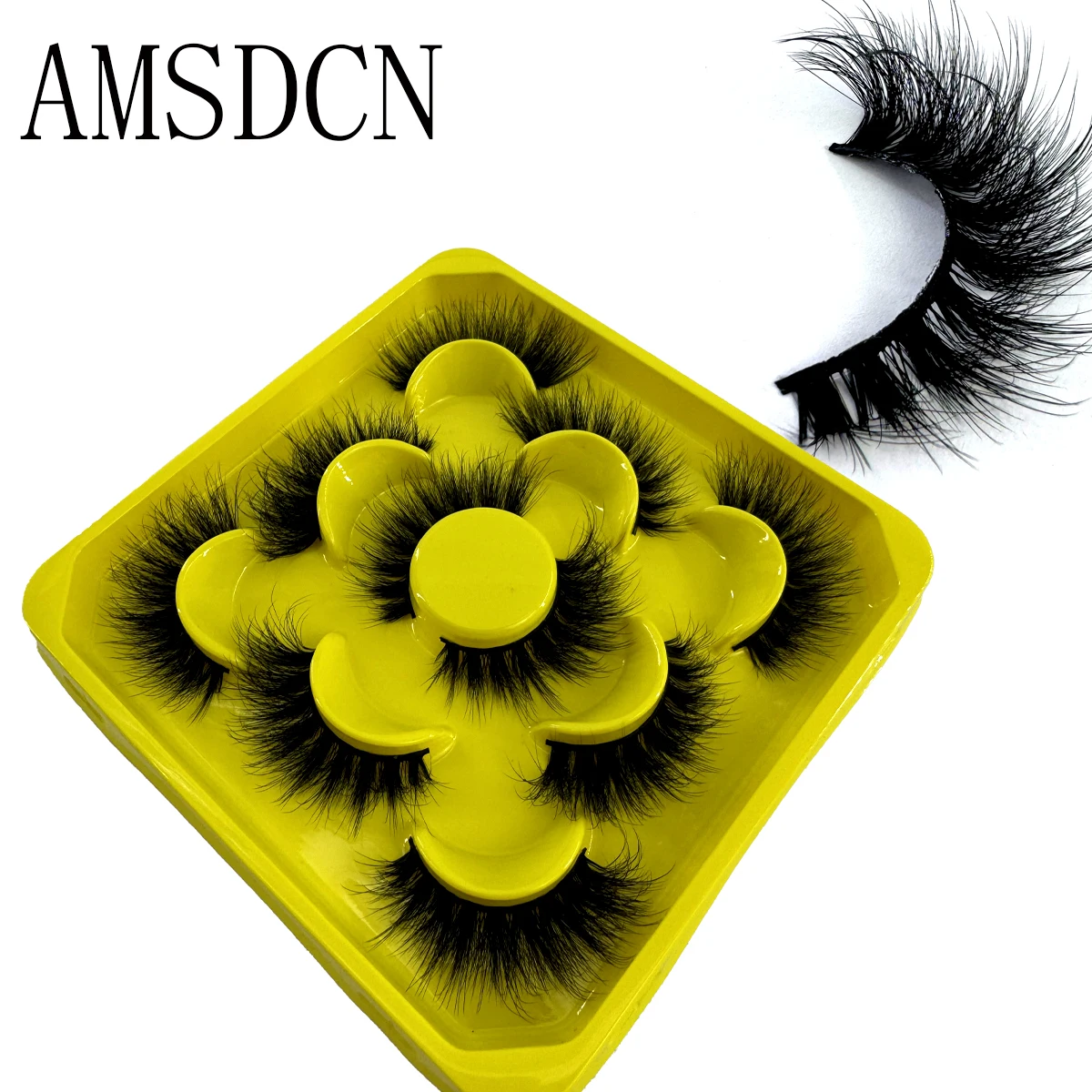 Neue 5 Paar Make-up weiche und flauschige 3D-Nerzwimpern natürliche falsche Wimpern