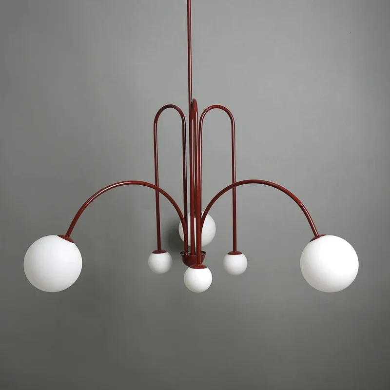 Chandelier Glass Pendant Light Ceiling Suspension Lamp Hanging Fxiture For Living Dining Room