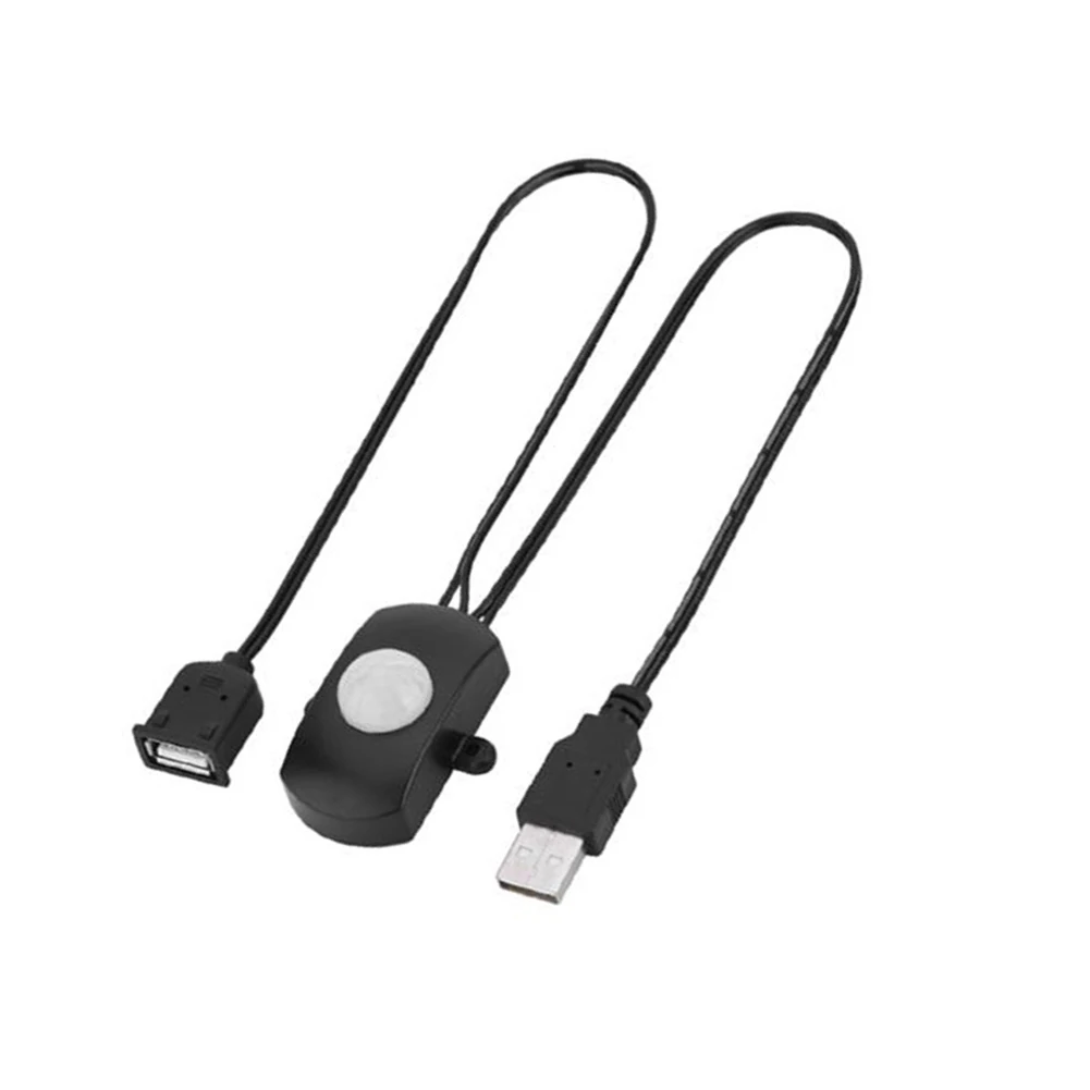 

Smart PIR Infrared Switch USB Interface Body Infrared Detector Switch Portable Eco-friendly Adjustable for Bathroom Basement