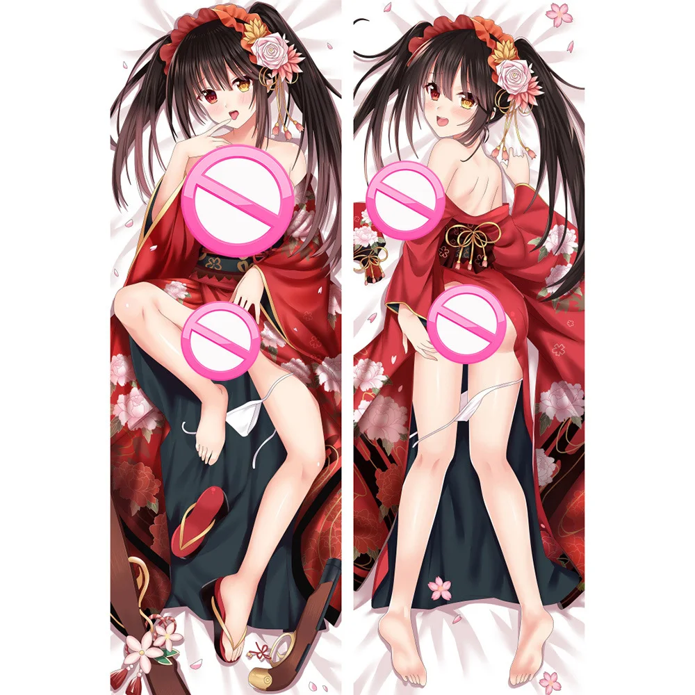 Taie d'Oreiller à Motif de Dessin Animé Drapide A LIVE Tokisaki Kurumi Dakimakura, Accessoire pour le Corps, Nouvelle Collection