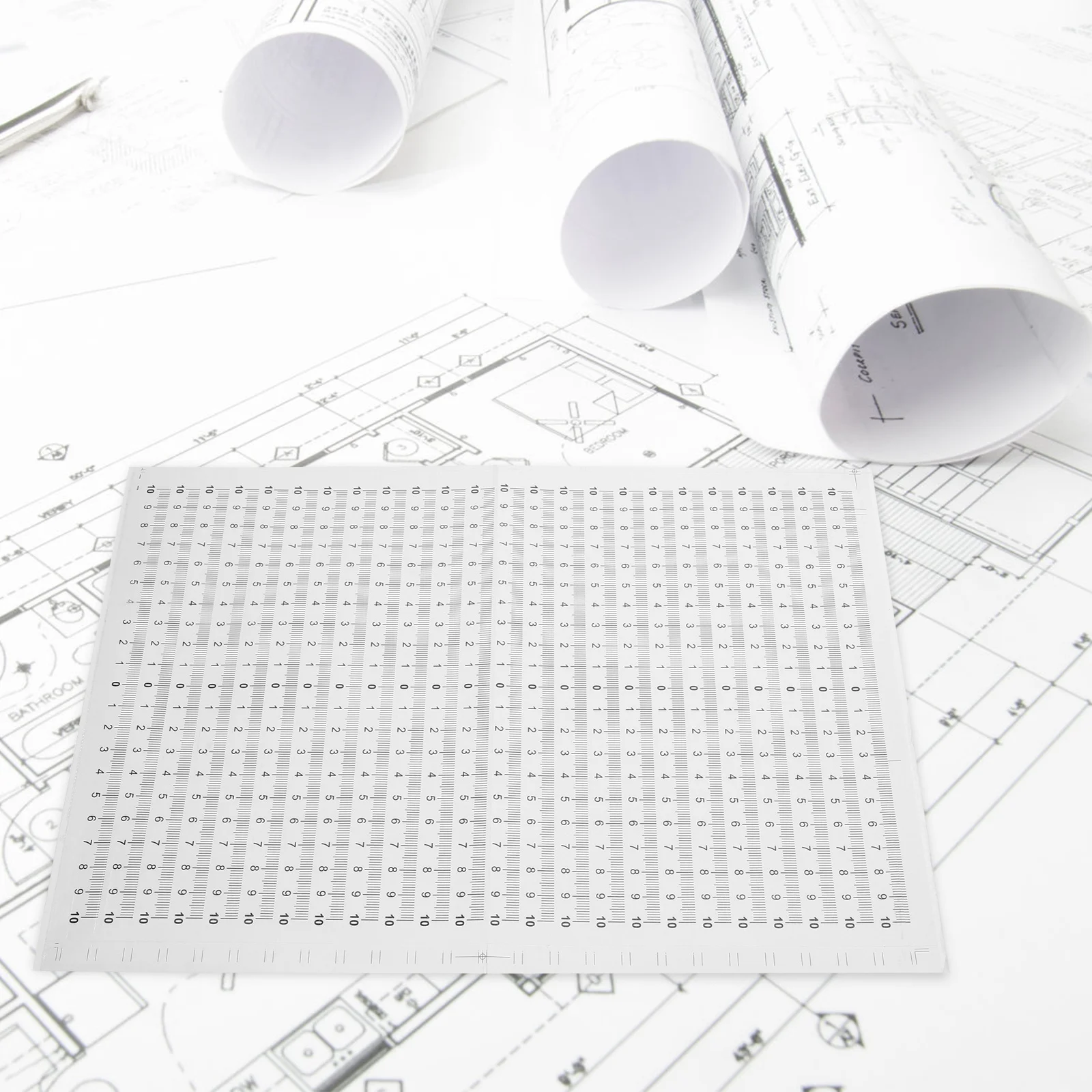 

20 pcs Self-Adhesive Scale Ruler Sticker Waterproof Tape Measure For Workbench Woodworking Measuring Tool Instrument