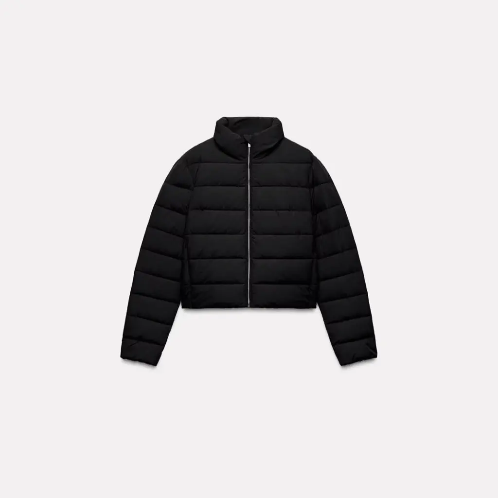 

Women's Small Cotton-Padded Jacket Stand Collar Warm Casual Versatile Fashion Autumn Winter European American Style