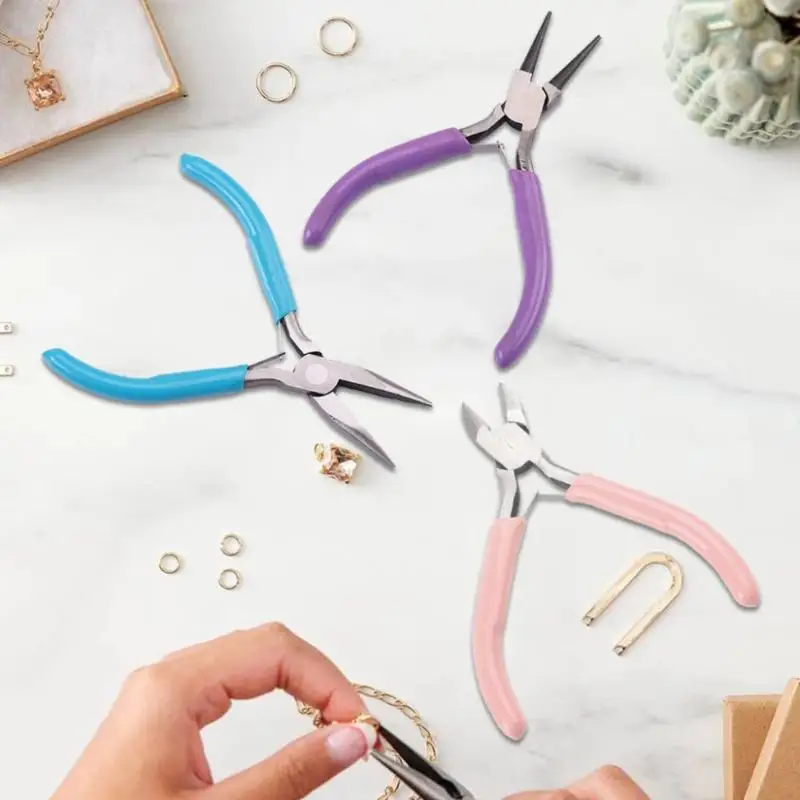 Jewelry Making Pliers Tool Set Hand Wire Wrapping Beading Tools DIY Bracelet Craft Jewelry Repair Supply For Handicraft Lovers