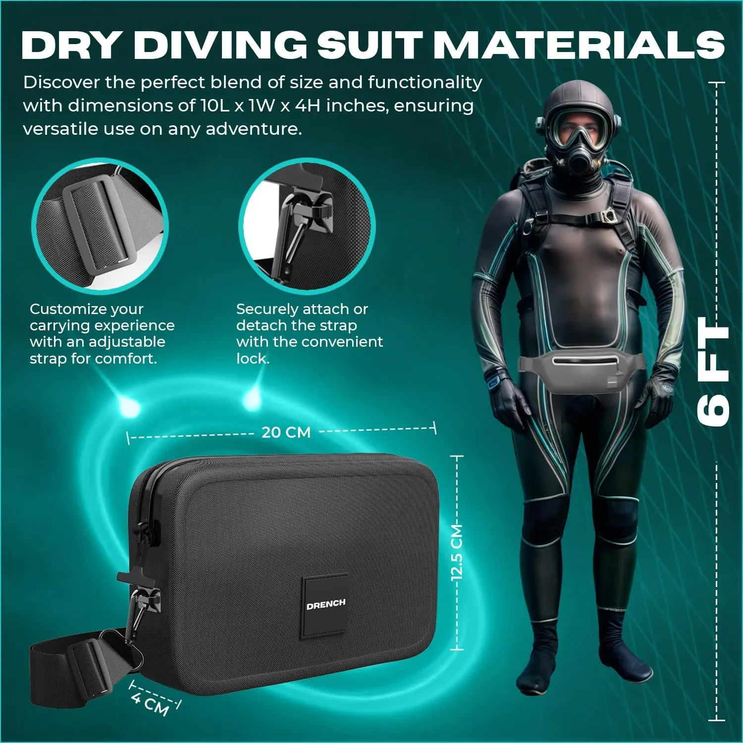 حقيبة هاتف مقاومة للماء تحت الماء لهاتف iPhone 13 14 15 Pro Max - حقيبة جافة للسباحة والغطس والتجديف بالكاياك #5