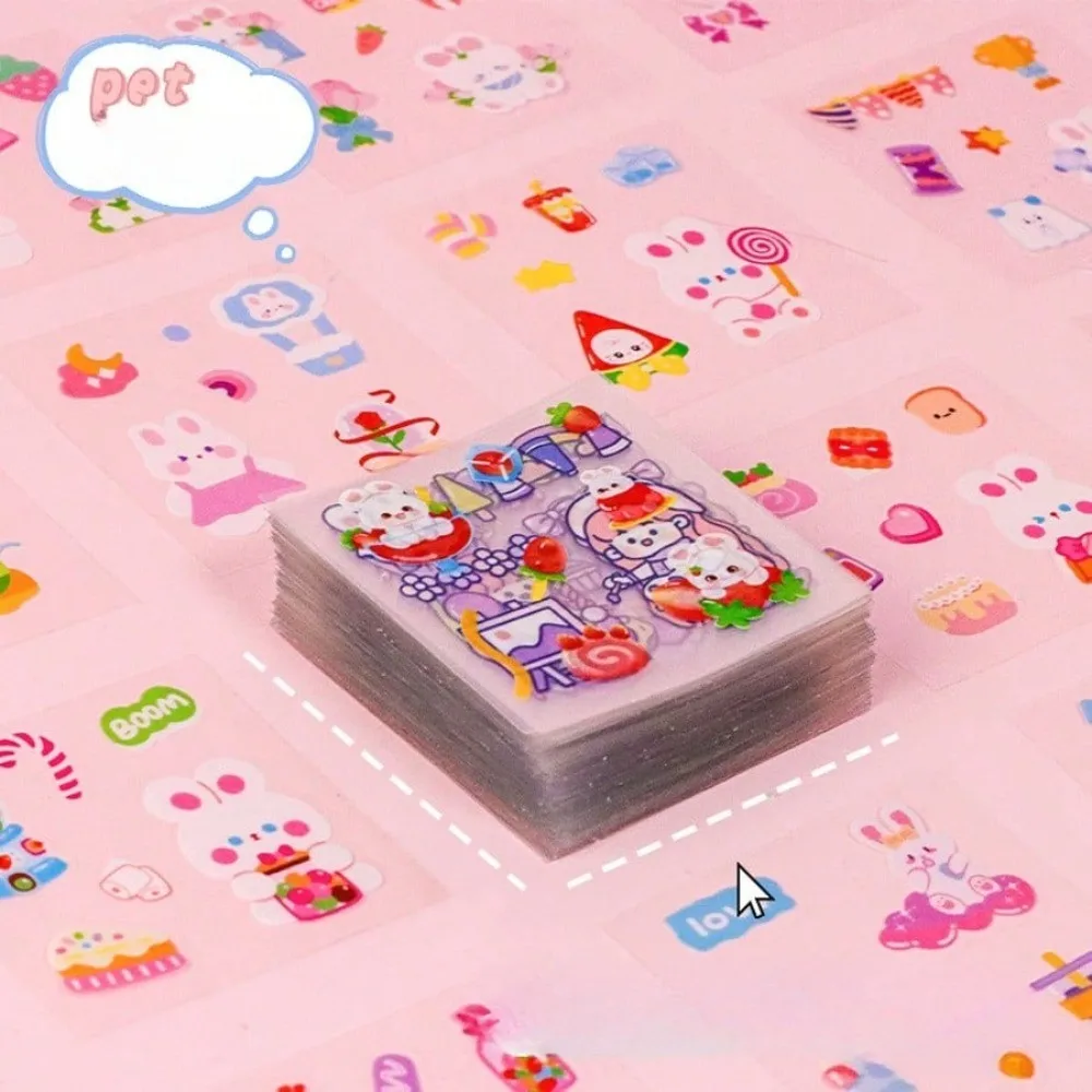 10/50/100pcs Whimsical Cartoon Sticker Collection - Fun Colorful Adhesive Stickers for DIY Journaling Notebook Laptop Decoration image 2