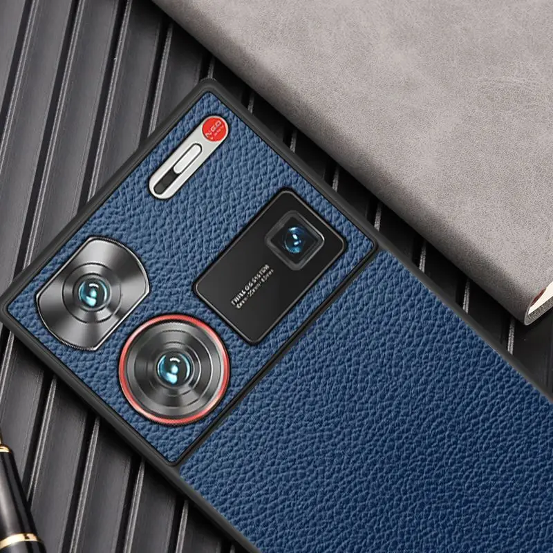 For ZTE Nubia Z60 Ultra Phone Case for Nubia Z50 Ultra for Nubia Z50S Pro Anti Fall All-inclusive Protective Cover Leather Shell