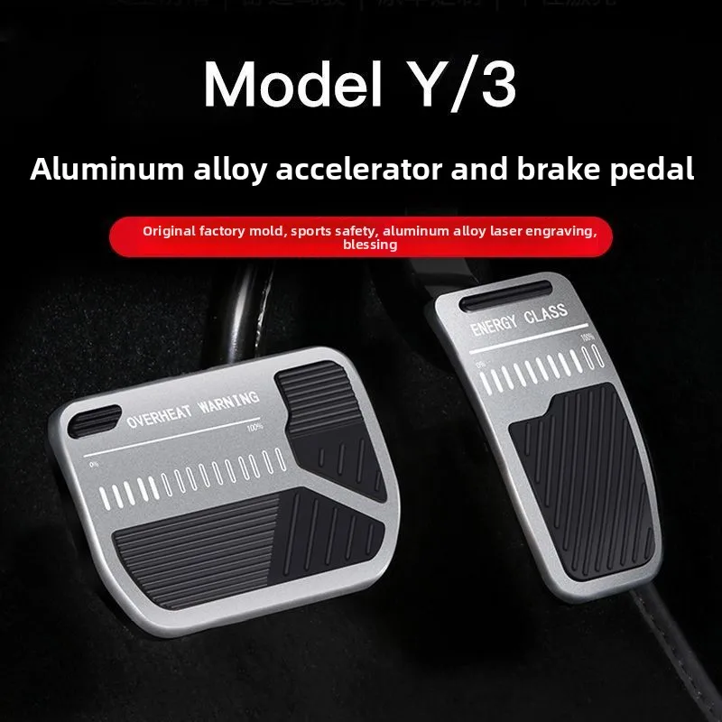 

For Tesla Throttle Brake Foot Pedal Model Y Juniper Model 3 Highland Aluminum
