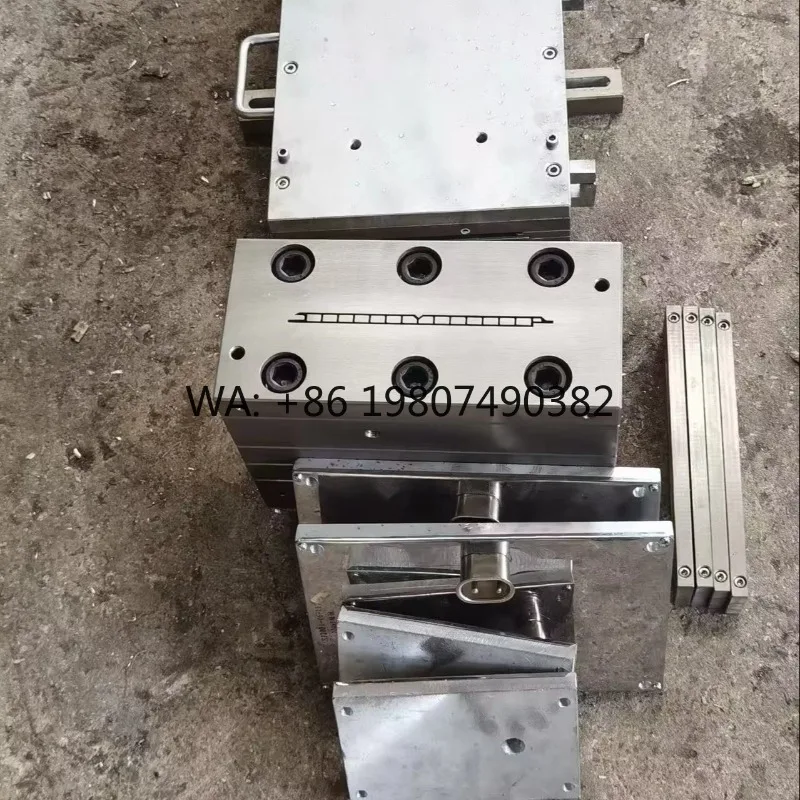 High Precision Steel PVC Frame Extrusion Dies Trunking Cable Moulds HRC31-35 Hardness Ra0.02 Premium Surface Finish