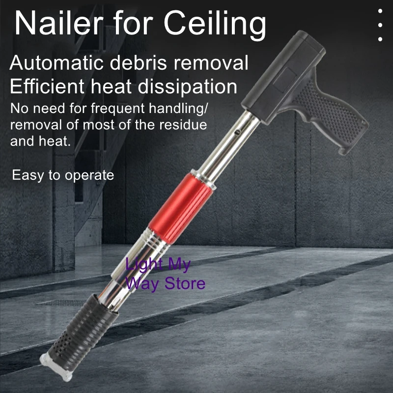 Ceiling artifact power adjustable one-piece nail silencer mini nail gun machine decoration installation tools nail gun