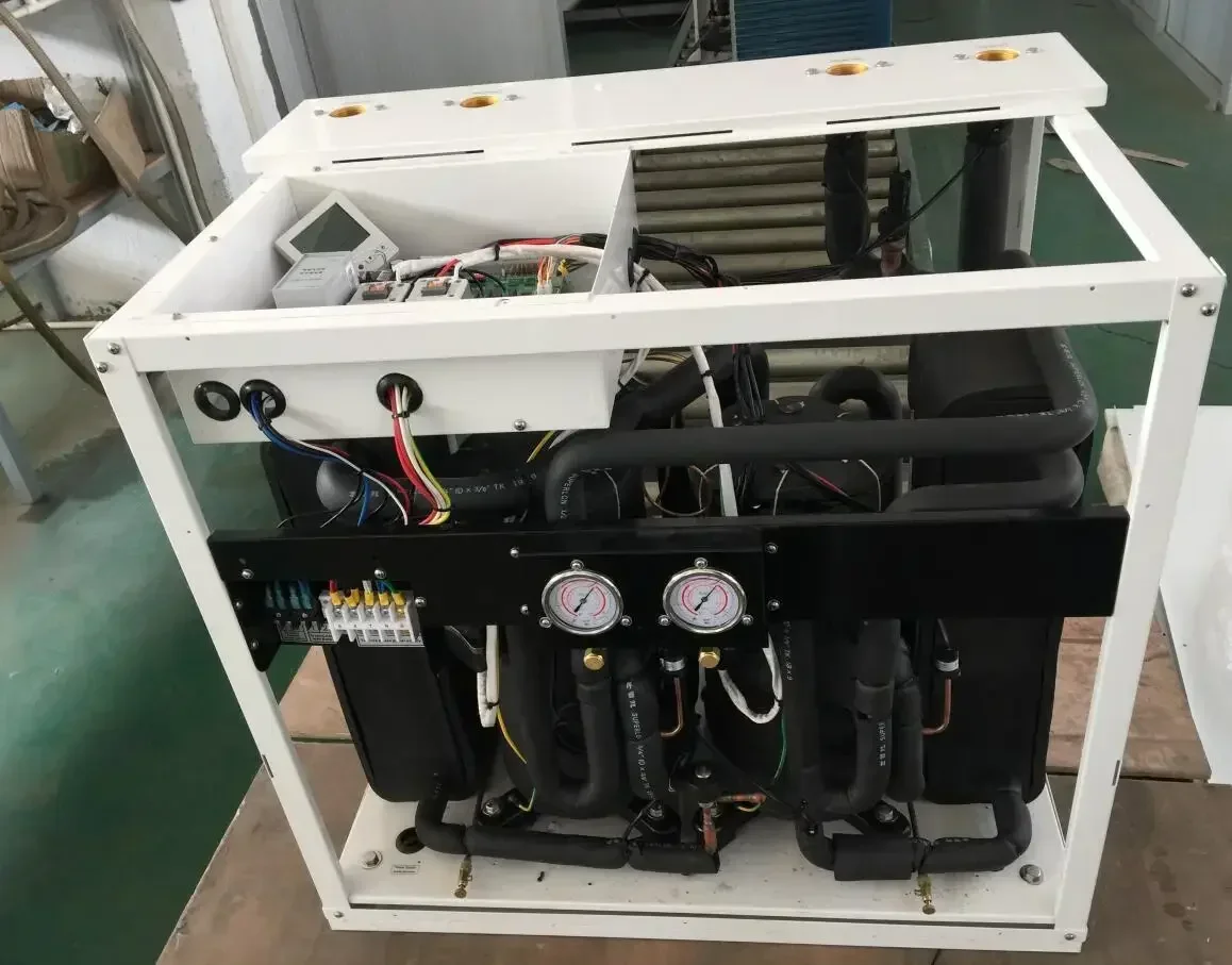 حار بيع 18kw مضخة الحرارة الحرارية الأرض إلى مضخة حرارة المياه (التدفئة + التبريد + الماء الساخن الصحي) #2