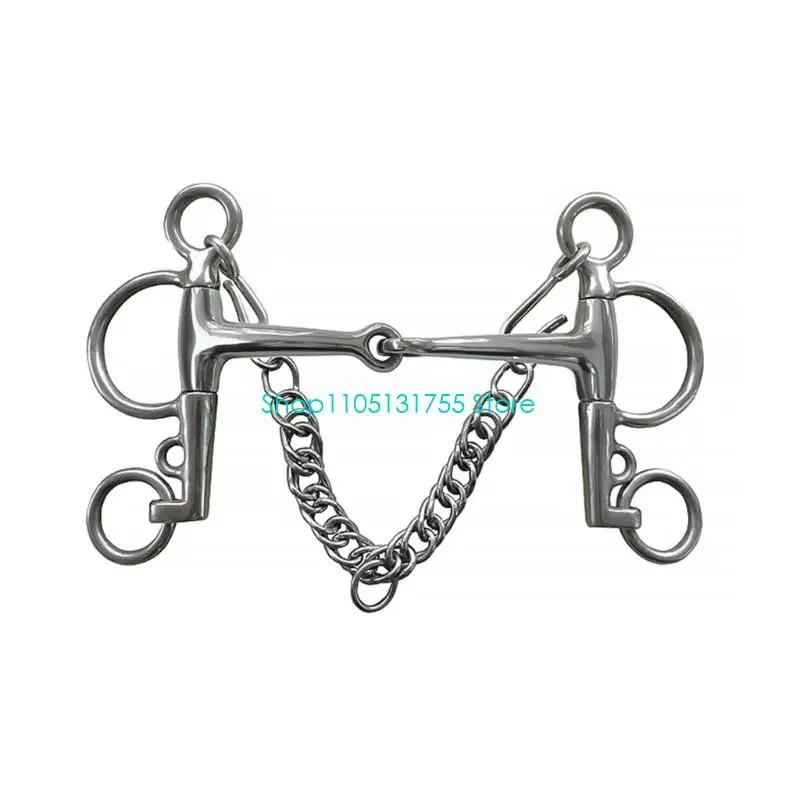 K0EF ذراع الفروسية تصميم مريح لقمة الحصان مع معدات احترافية مقاومة للتآكل من الفولاذ المقاوم للصدأ