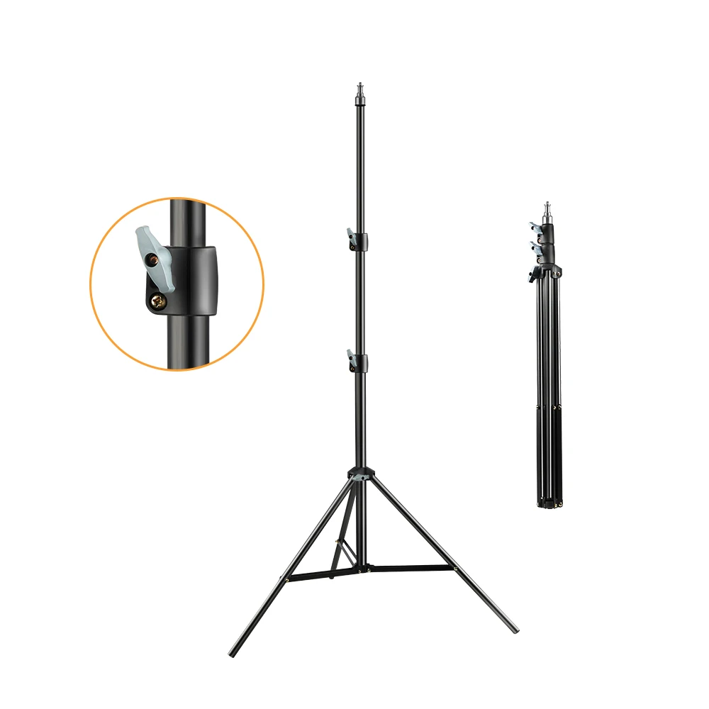 Light Tripod Stand 55/170/190cm Upgrade For Photography Photo Studio Softbox Camera Umbrella Background Video Lighting Studio