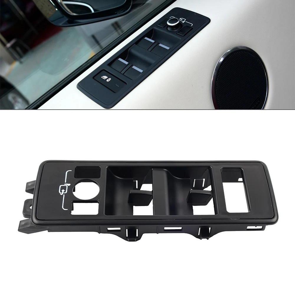 1Pc LR045391 Car Window Glass Switch Button Panel Trim ABS For Land Rover For Range Rover Sport 2014+