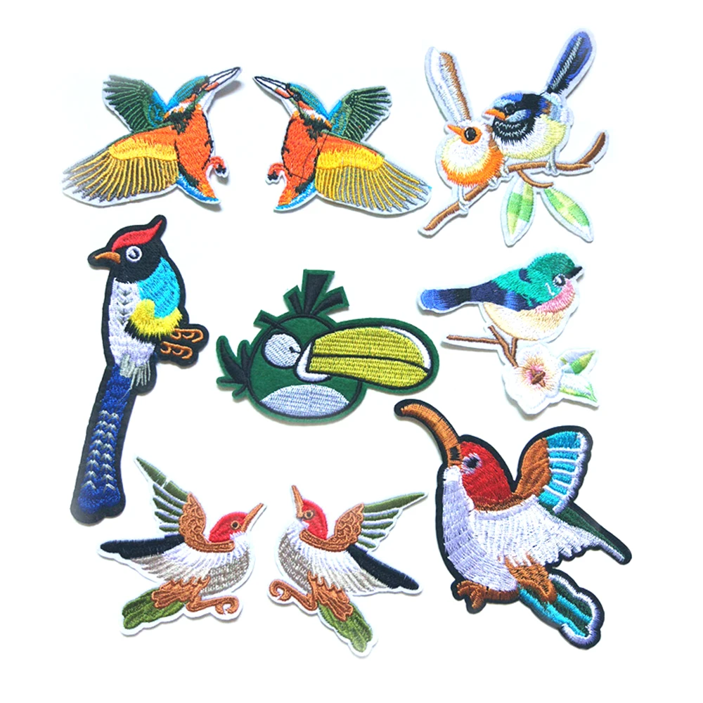 Toucan Computer Embroidery Cloth, Animals, Birds Patches , Clothing Accessories, Decoration, Specials Parches Para Ropa