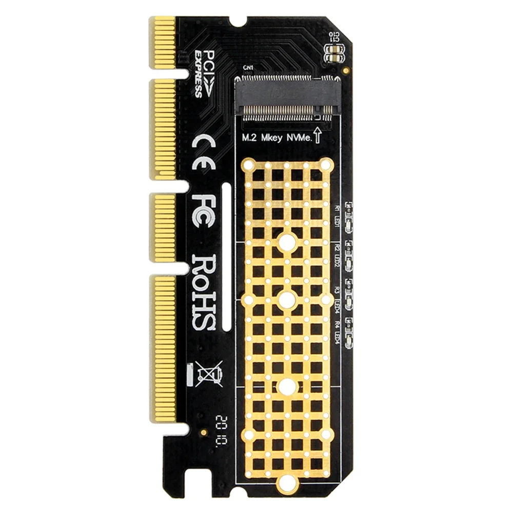 Nvme adaptador cartão pcie x1 x4 x16 para m2 nvme expansão cartão de expansão livre m.2 sólido-estado disco rígido lossless pci-e x16 expansão