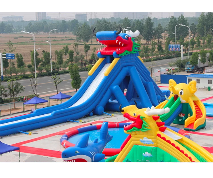 Professional Wholesale THL Brand PVC Outdoor Inflatable Water Park Pool Slide Custom Size for Child Adult  Manufacturer