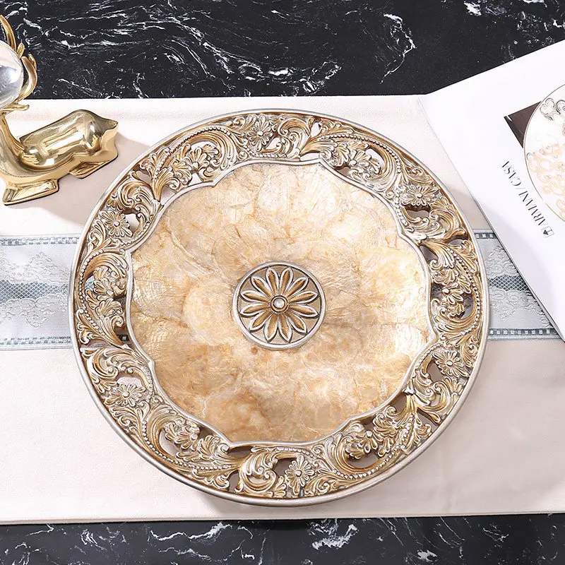 

European Decorative Disc Ornament Home Art Craft For Living Room Office Entrance Bedroom New House Decoration