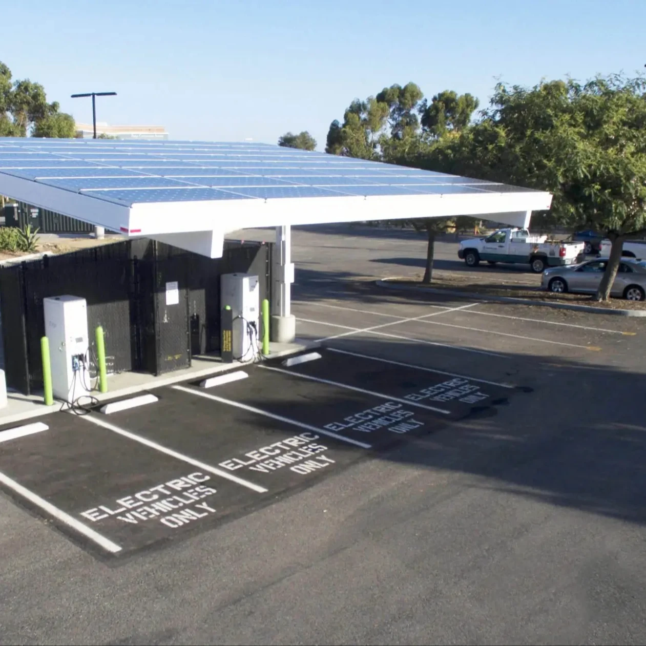 JUBILEE Off Grid Solar Carport System Pv System Charging Station One-stop Solution For Electric Vehicle Photovoltaic Charging