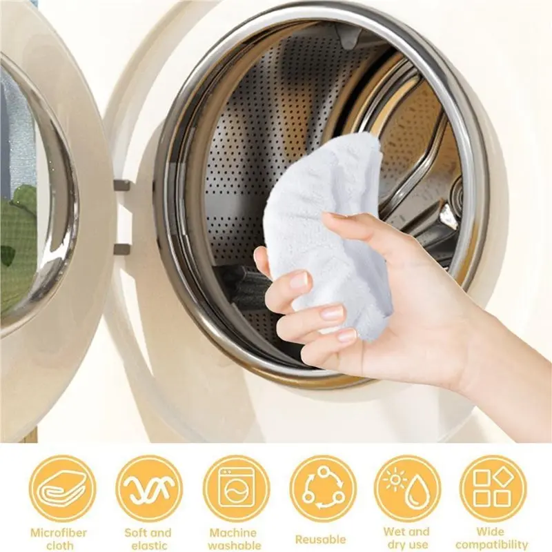ABVI-30 PCS Steam Cleaner Accessories,Universal Reusable Steam Mop Pads, Steam Shot Attachments Handheld Steam Cleaner
