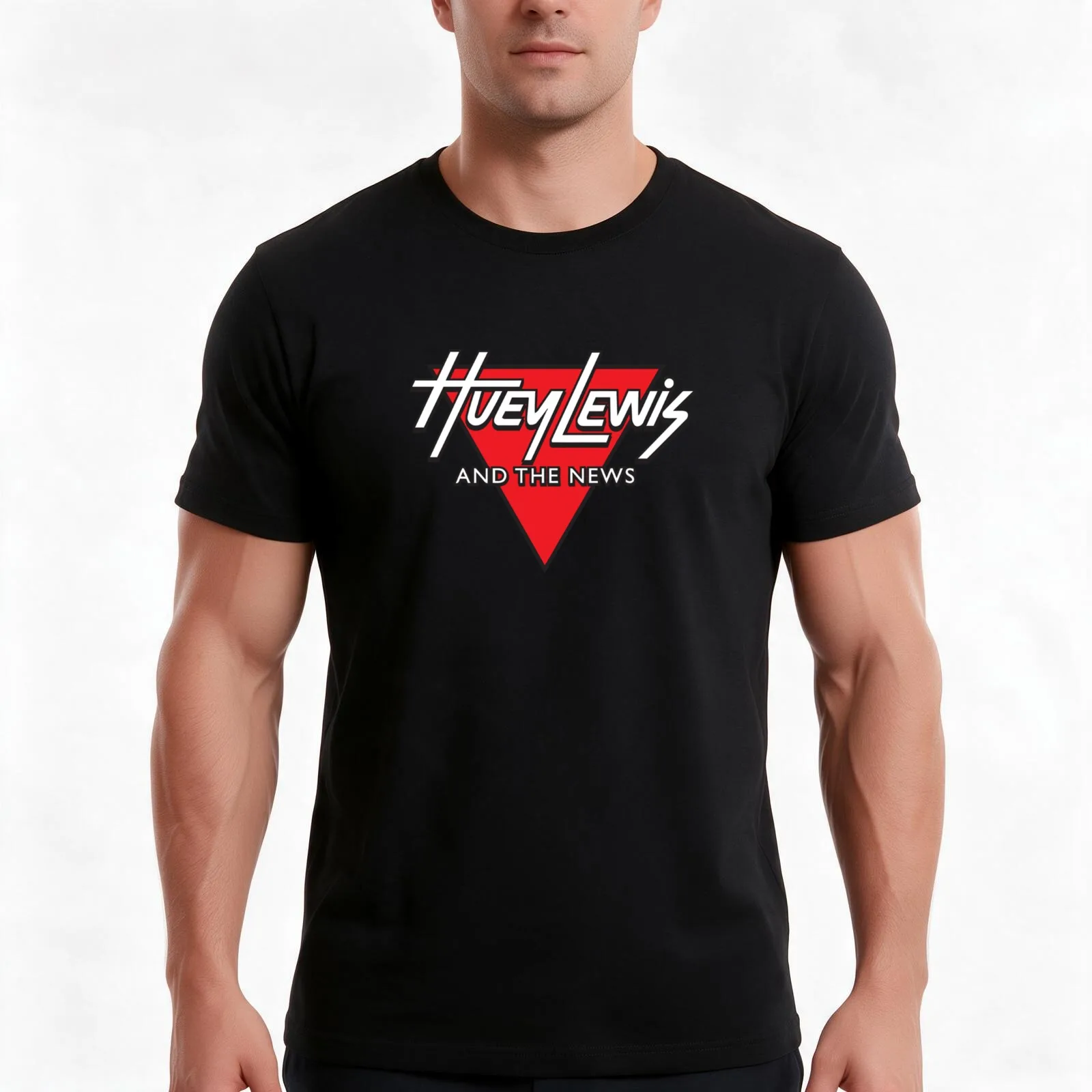 Huey Lewis & the News T-Shirt Summer Casual Cotton Tee Oversized Streetwear Tops Vintage Graphic Print Unisex Men Women