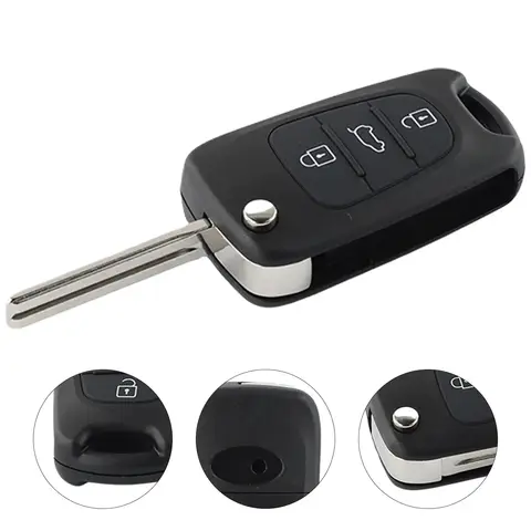 3 버튼 원격 제어 키 케이스 자동차 키 쉘 Kia Ceed RIO Sportage Picanto For Hyundai I20 I30 X35 IX20 for Veloster