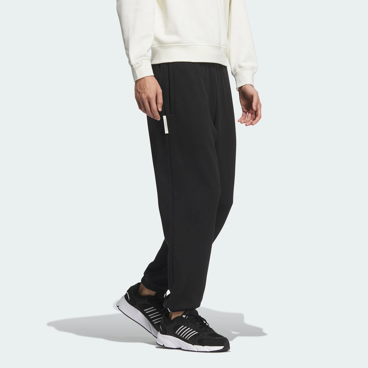 Adidas genuine V LABEL FT PT men's and women's ankle tied sports casual pants JM9112