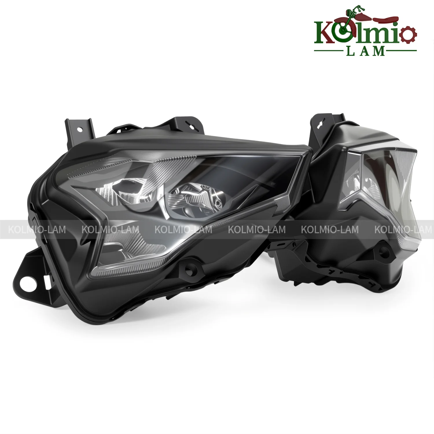 Kolmio-Lam Fit For 2024 - 2025 Kawasaki Ninja 7 Hybrid Headlight