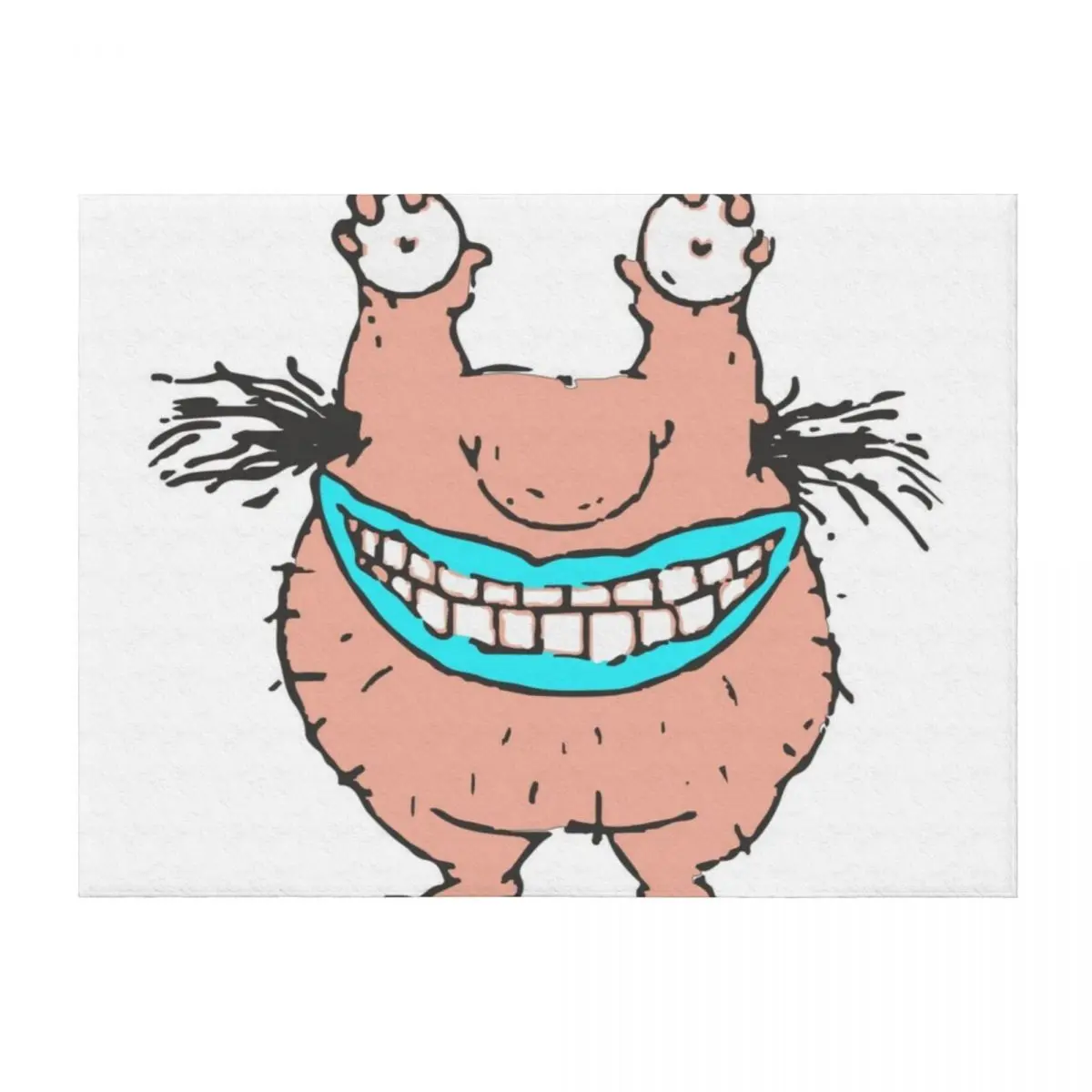 

Ahh Real Monsters Crumb Throw Blanket sofa bed Soft Plaid Camping christmas decoration Blankets