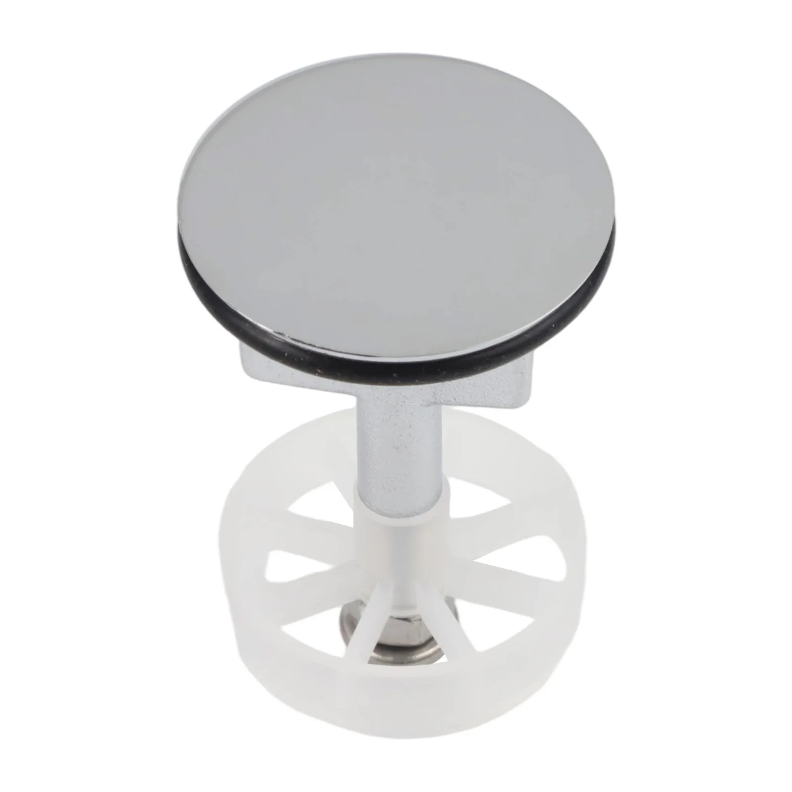 Bathroom Installation Push Button Drain 40mm Chrome Plated Finish Easy Installation Process Fits Standard Basin For Bathroom