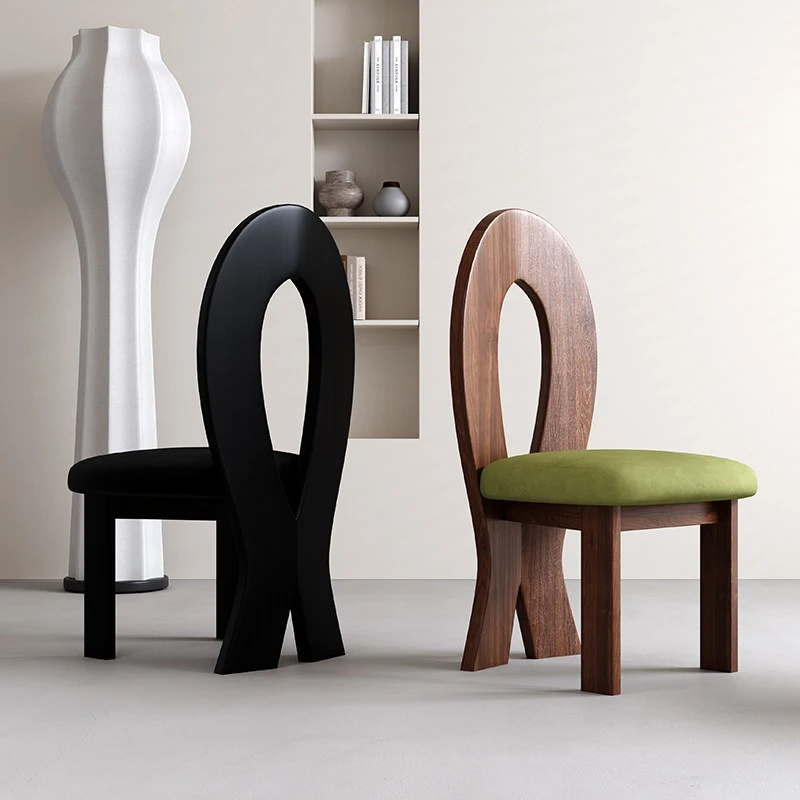 Dining Chair Household Solid Wood Chair Light Luxury Premium Back Chair Minimalist Modern