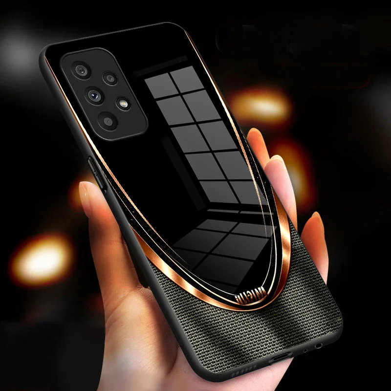 Black Gold Business Phone case s26 ultra case 25 ultra Glass phone case for Samsung Galaxy s26/s25/s24/s23/s22/s21 Ultra FE Plus
