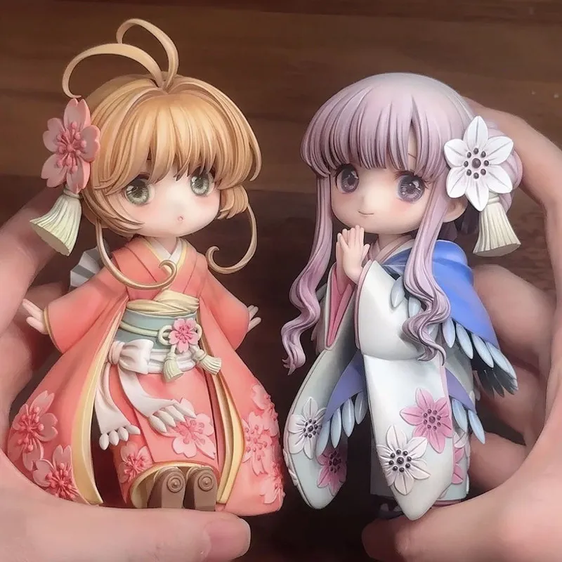 

Аниме-фигурка Сакура (Cardcaptor Sakura) 12 см - Коллекционная статуэтка Чиби GK в кимоно-стиле для декора рабочего стола, подарок для фанатов