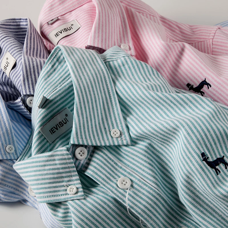 

Retro Japanese Striped irt Men's Spring Autumn Thin Long Sve Casual Loose Korean Sle Faionable Youth lin irt