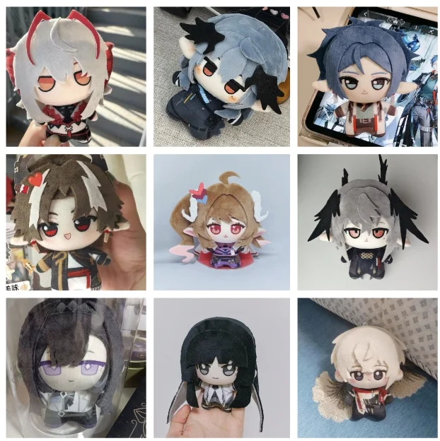 

Мягкая игра 10 см Arknights Wisadel, милая хлопковая кукла с принтом, плюшевая игрушка для рюкзака, подвеска, брелок, подарок на день рождения