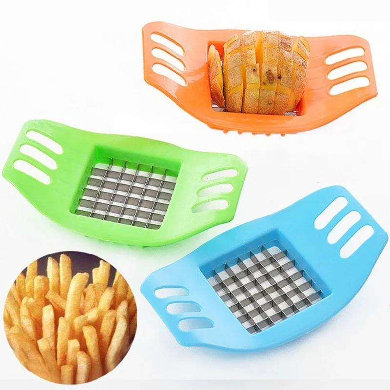 

Potato Chip Stainless Steel Vegetable French Fry Chopper Chips Making Tool Kitchen Gadgets Accessories