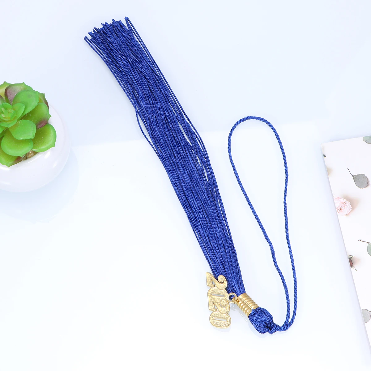 

40Cm Graduation Cap Doctor'S Hat Accessories Pendant Golden Charm Durable Polyester Fringe Ceremonies Parties Souvenirs 2020