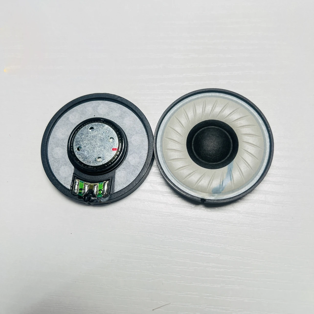 Unidad de altavoz para auriculares de 32Ohm, controlador de auriculares de 50mm, Hifi montado en la cabeza, película de tela para auriculares DIY, pieza de reparación de bocina de auricular de nanofibra, 2 unidades