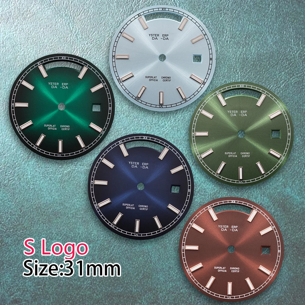 

Новый серый циферблат с логотипом S, 31 мм, подходит для механизма 8285, с зеленым люминесцентным покрытием, высококачественные аксессуары для модификации часов.