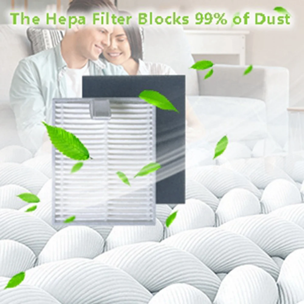 ชุดอะไหล่ทดแทนสําหรับเครื่องดูดฝุ่นหุ่นยนต์ Eufy L60 Series - 15 แพ็คพร้อมตัวกรอง แปรง และกระเป๋า