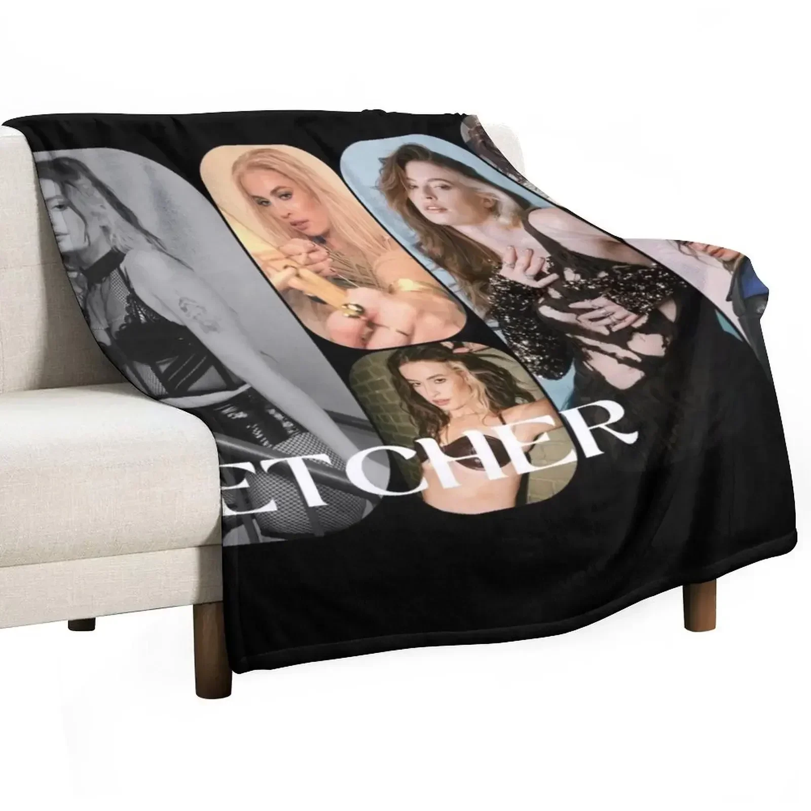 Fletcher Collage Throw Blanket cosplay anime Bed covers Blankets