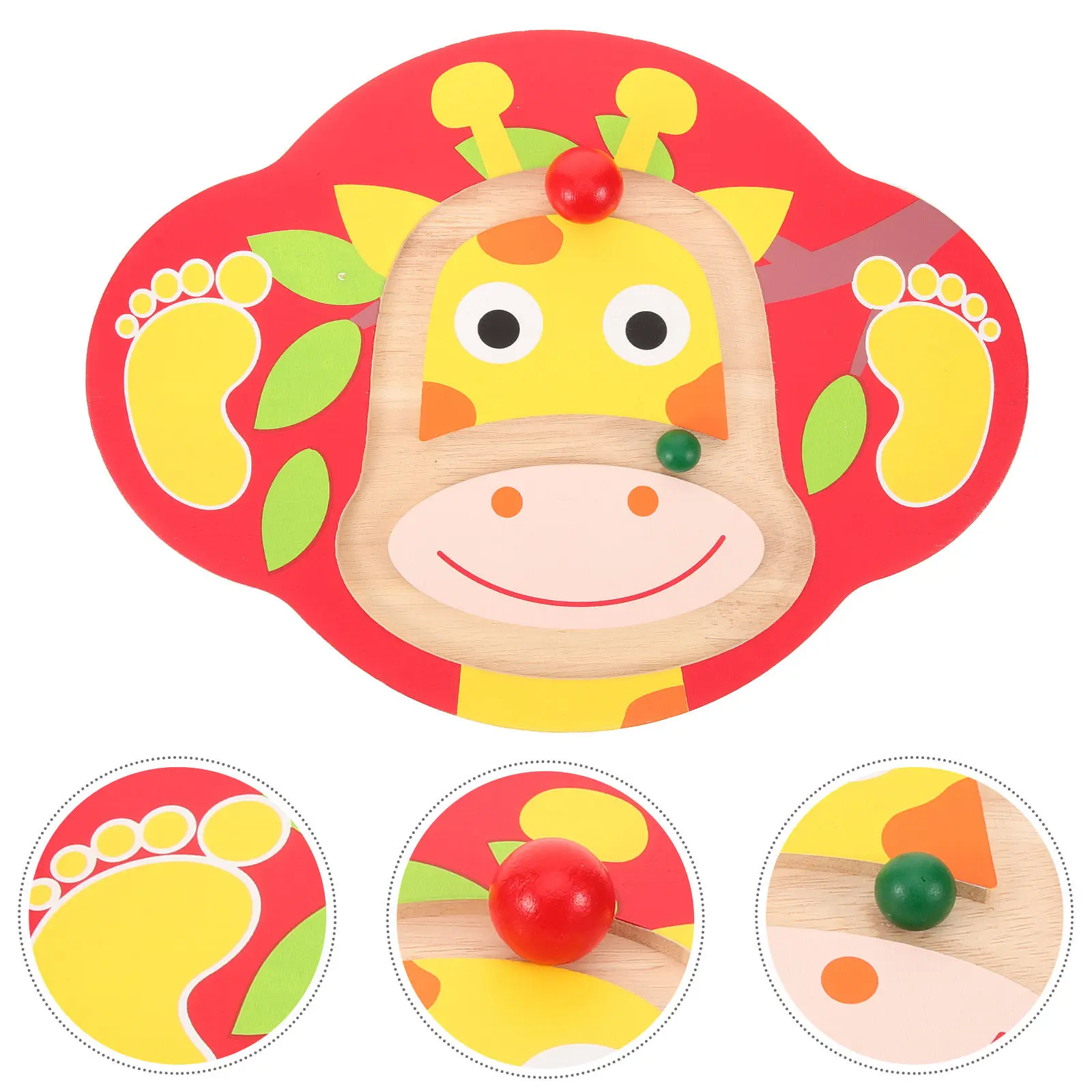 toddlers-balance-plate-wobble-board-wooden-seesaw-rocker-tunnel-slide-bridge-table-sensory-training-equipment-for-kids-autism