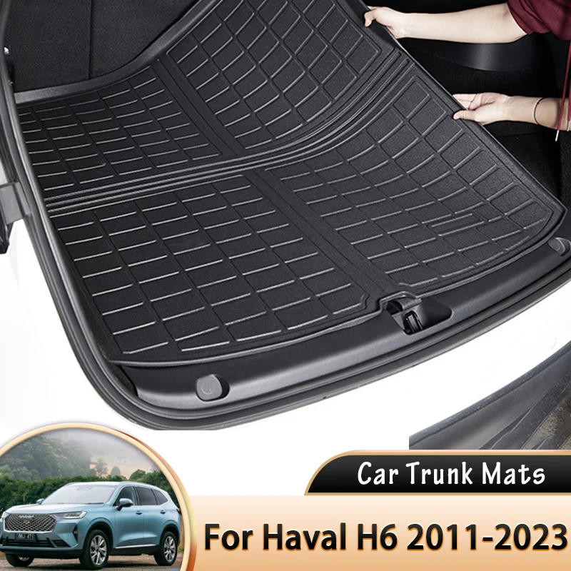 

EVA Car Rear Trunk Mat Waterproof Protective Liner Trunk Tray Floor Mats for Haval H6 Great Wall Hover 2011~2023 2020 2021 2022