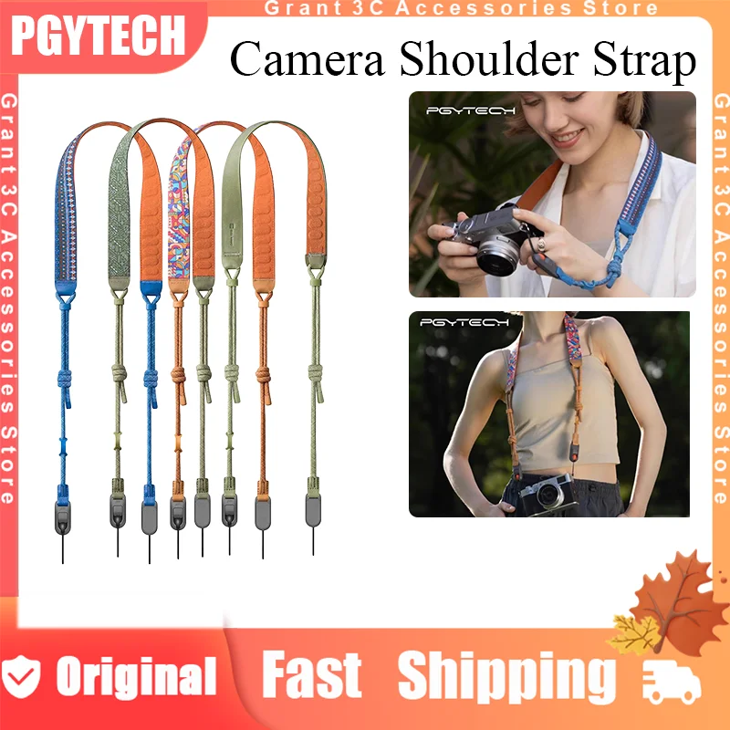 

PGYTECH Fashion Camera Shoulder Strap Air for Photographers 950-1400mm Adjustable Quick Release for Nikon Fuji Canon Sony