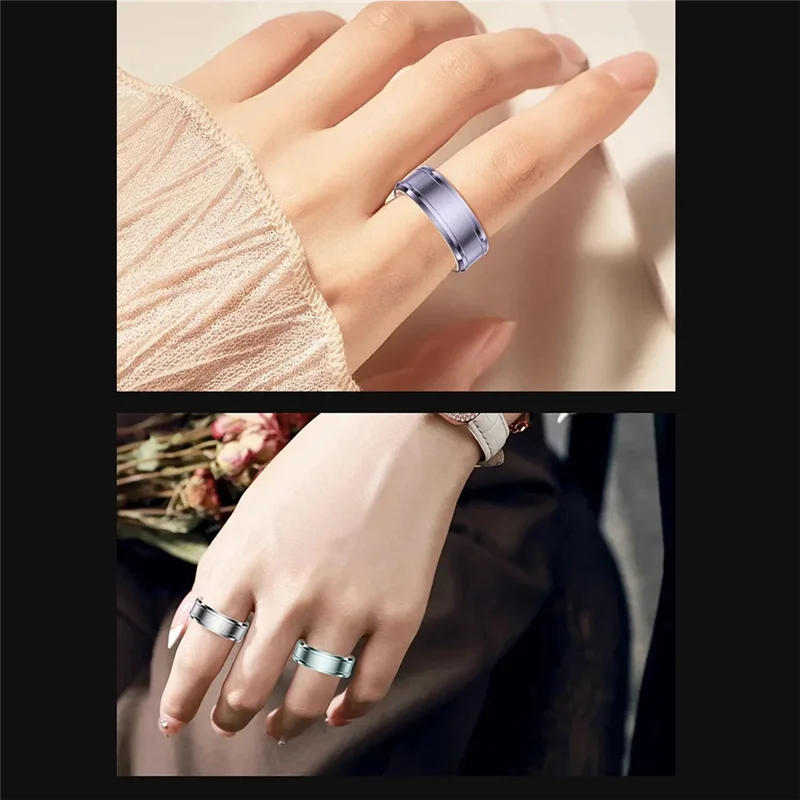 

【Flash Sale】Smart Ring Fitness Tracker With Sleep Monitoring Blood Oxygen Monitoring Body Temperature Step Counter Sport Ring Du