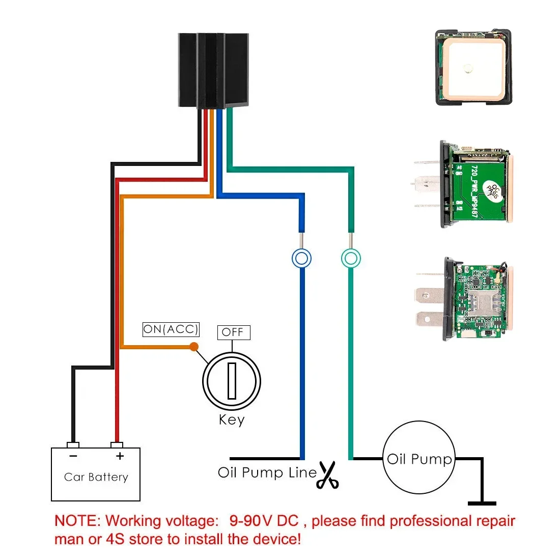 Rastreador MiCODUS for MV730 ACC Detection Engine Cut Off Real Time Vehicle Tracking Device Relay Gps Car Tracker With SIM Card