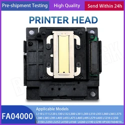 Печатающая головка FA04000 для Epson L110, L1210, L301, L355, L365, L375, L395, L405, L3210, L3150, L3250, L4150, L4260, XP300, печатающая головка для принтера