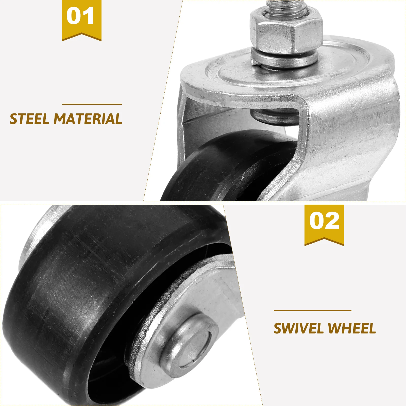 Jack Front Wheel Replacement Floor Wheels Car Supplies Accessories Hydraulic Casters Roller Automotive Garage for Glass